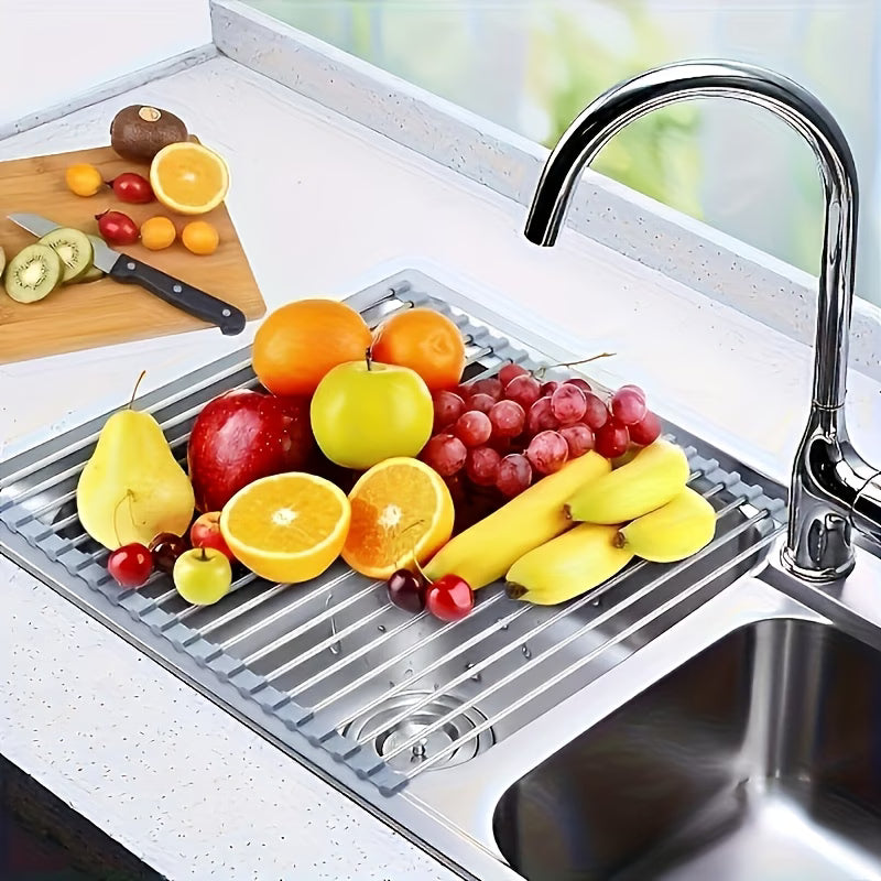 RollDry Pro Over-Sink Dish Drying Rack