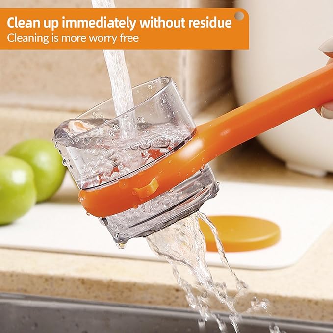 Ergonomic Vegetable Peeler & Peel Collector - Pack of 2