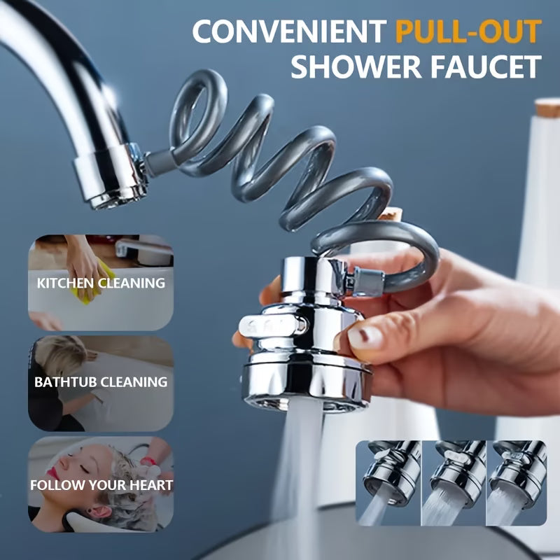 RainGlide 360 Retractable Faucet Sprayer