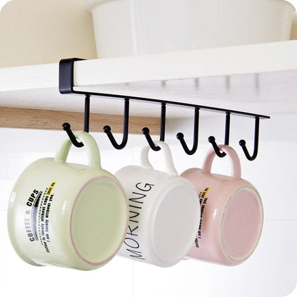Under Cabinet Mug & Cup Holder Rack