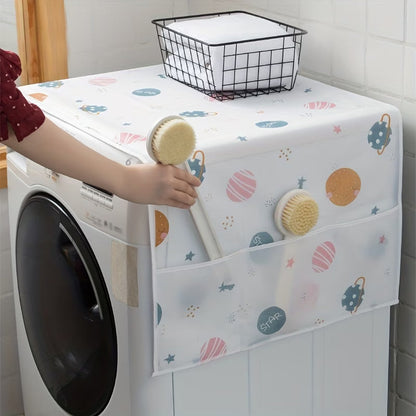 DustGuard Fridge Cover & Storage Organizer