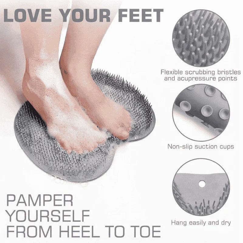 FootSpa Silicone Scrubber & Massager Mat