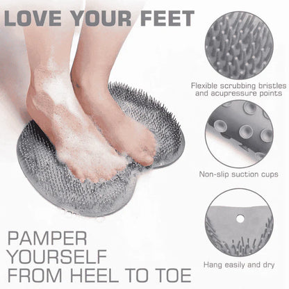 FootSpa Silicone Scrubber & Massager Mat - Buy 1 Get 1 Free