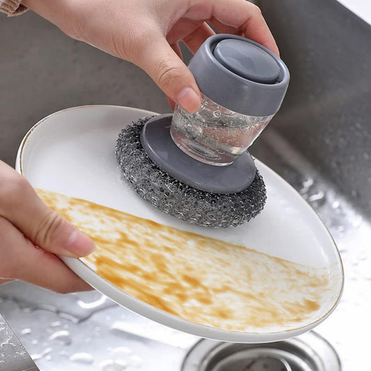 Soap Dispensing Palm Brush - Pack of 2