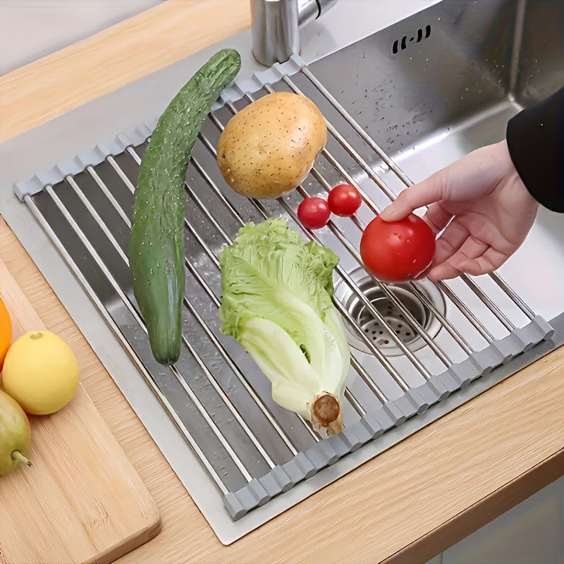 RollDry Pro Over-Sink Dish Drying Rack - Buy 1 Get 1 Free