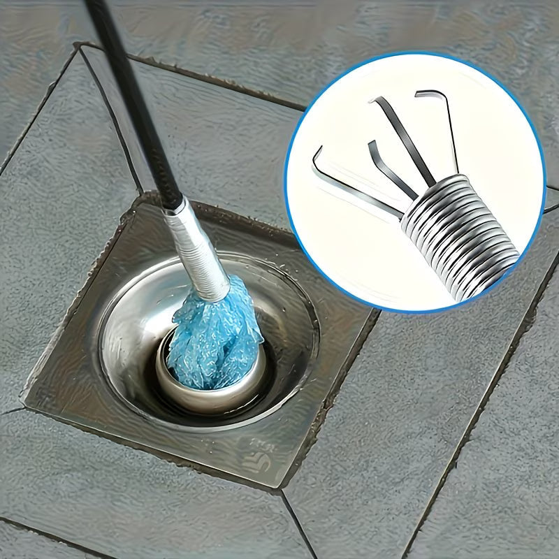 ClogMaster 4-Claw Drain Cleaner Grabber Tool