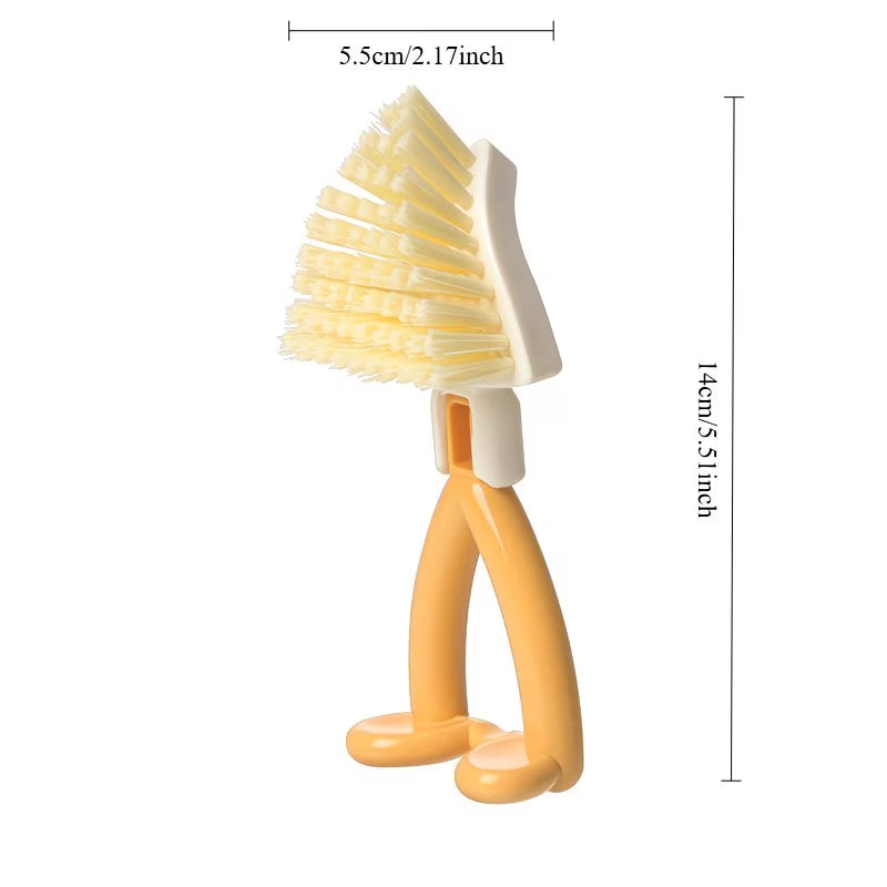 TriScrub Foldable Corner Cleaning Brush