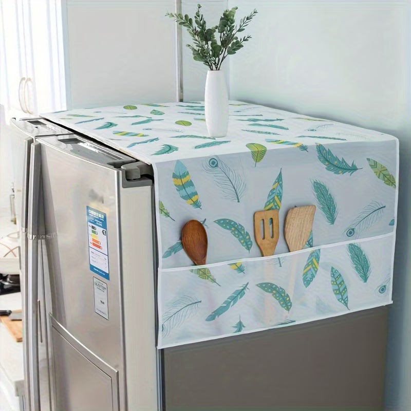 DustGuard Fridge Cover & Storage Organizer