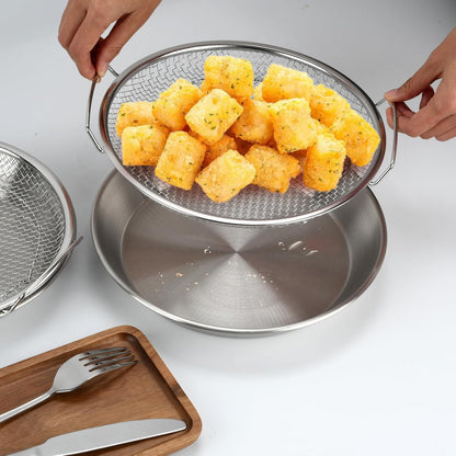 SmartDrain Stainless Steel Wash & Strain Bowl Set