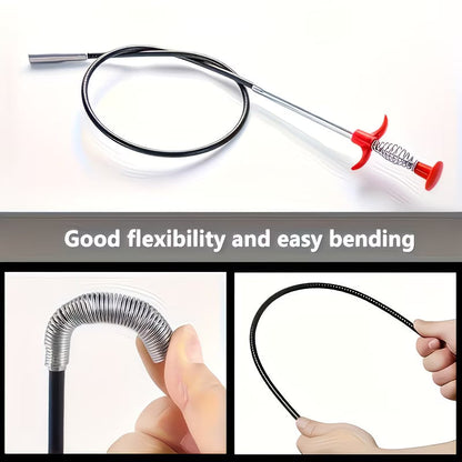ClogMaster 4-Claw Drain Cleaner Grabber Tool