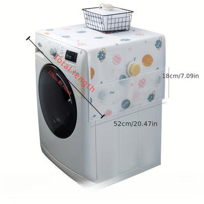DustGuard Fridge Cover & Storage Organizer