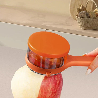 Ergonomic Vegetable Peeler & Peel Collector - Pack of 2