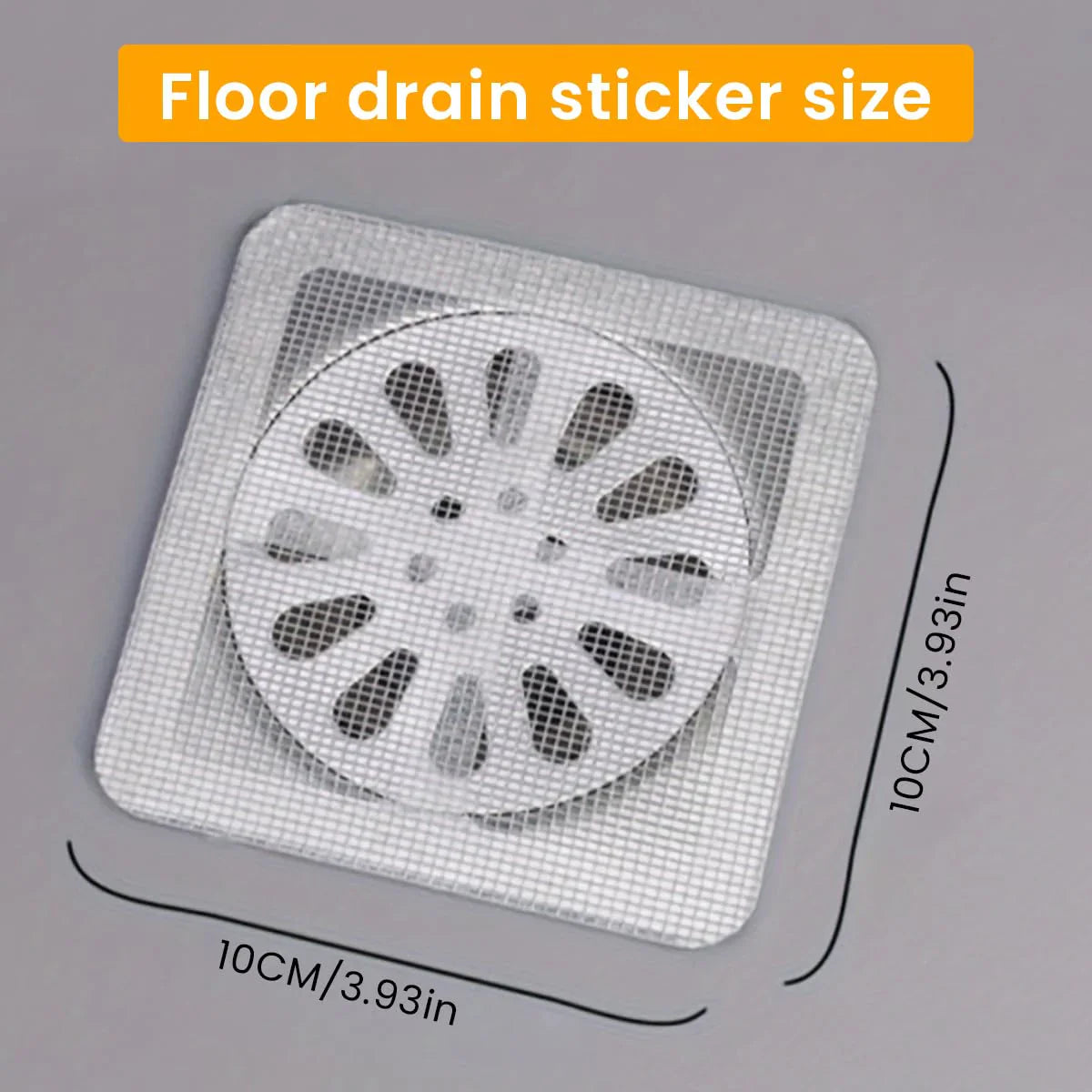 Anti-Clog Drain Protection Stickers