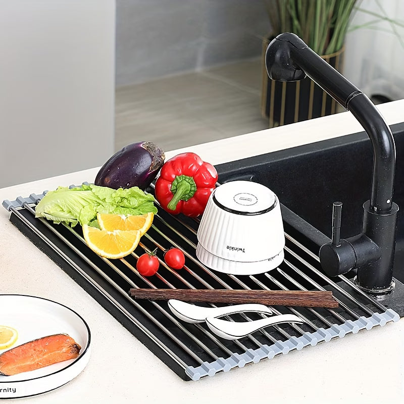 RollDry Pro Over-Sink Dish Drying Rack