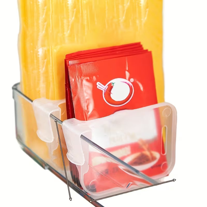 ChillOrganize Snap-On Fridge Door Shelf Dividers