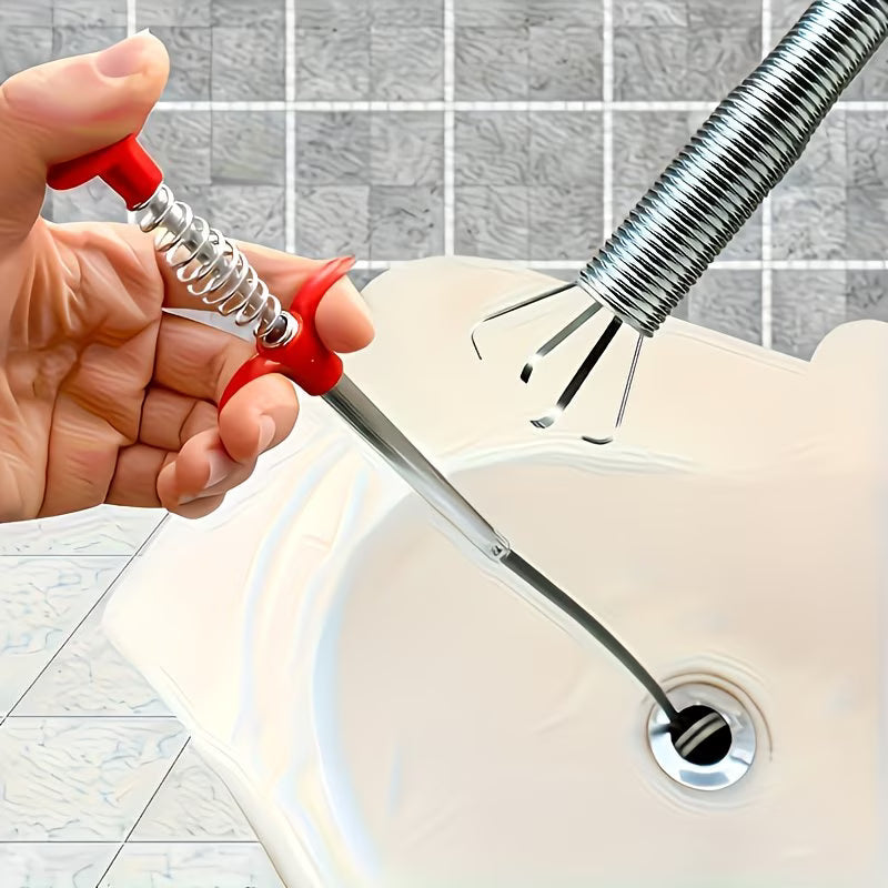 ClogMaster 4-Claw Drain Cleaner Grabber Tool