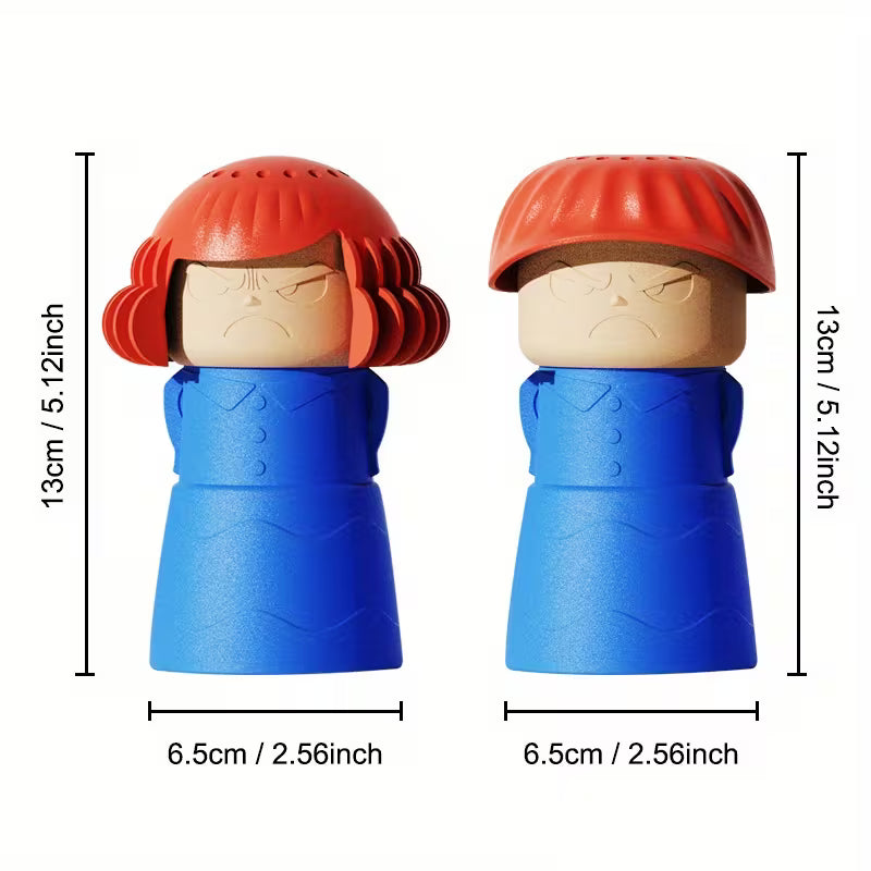 Angry Mama Reusable Microwave Oven Steam Cleaner - Pack of 2