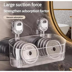 No-Drill Bathroom Suction Storage Box