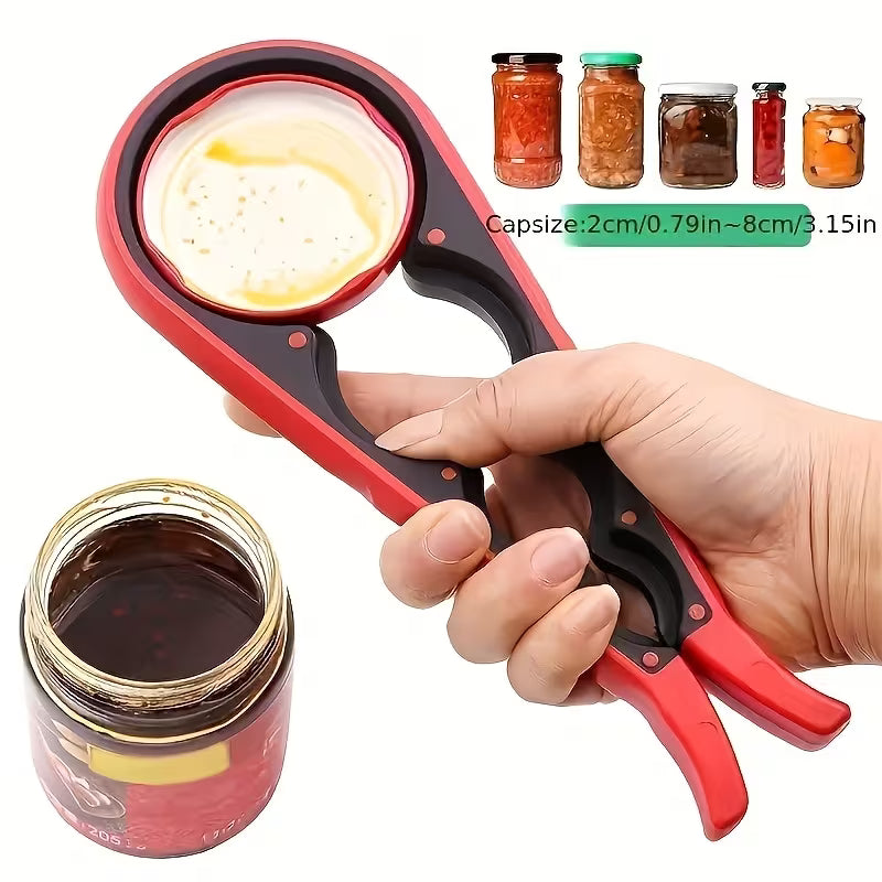 GripGenie 4-in-1 Multi Jar & Bottle Opener