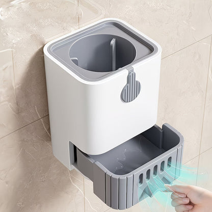 FlexClean Silicone Toilet Brush Set with Wall Mount Holder