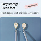 FootEase Long Handle Toe Cleaning Brush