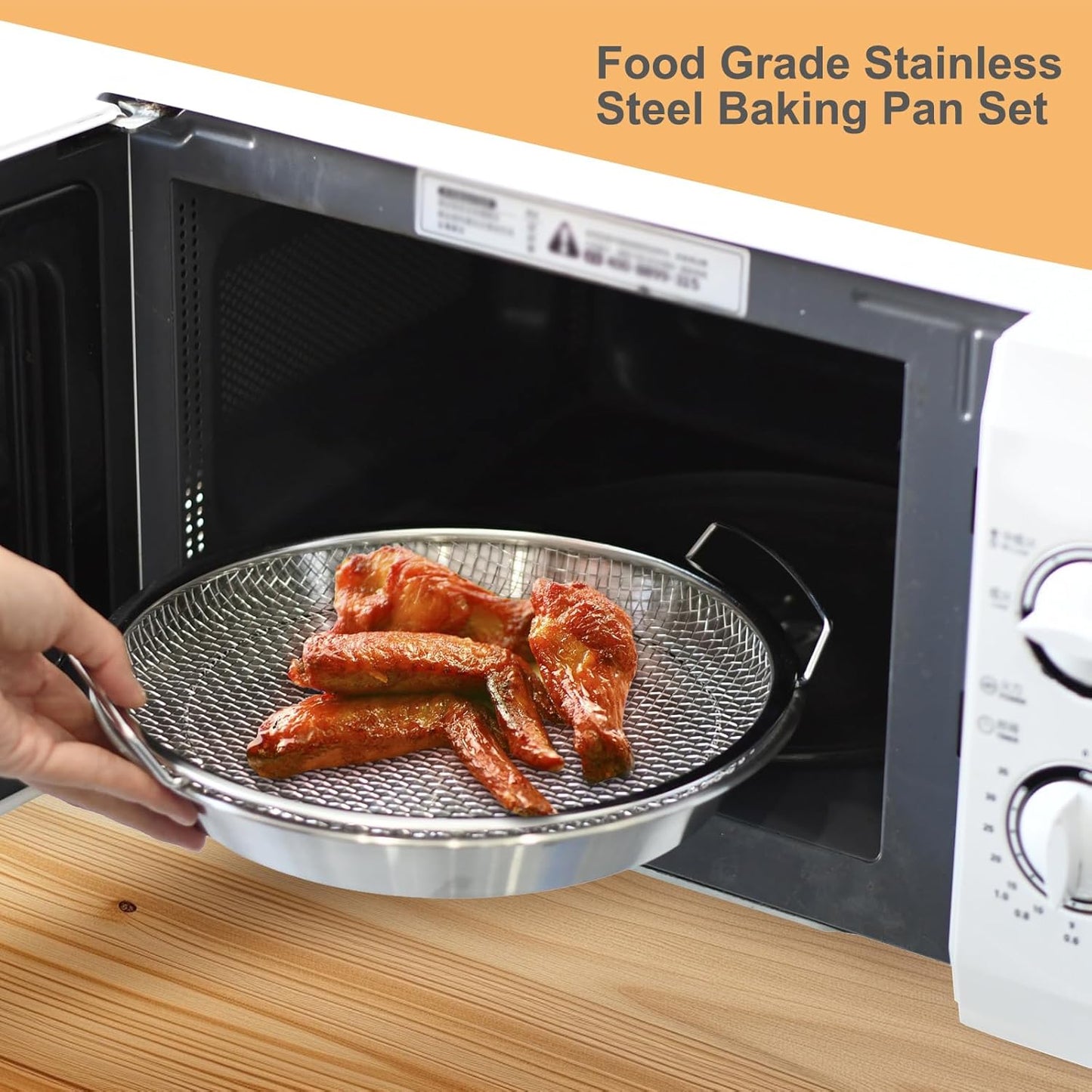 SmartDrain Stainless Steel Wash & Strain Bowl Set