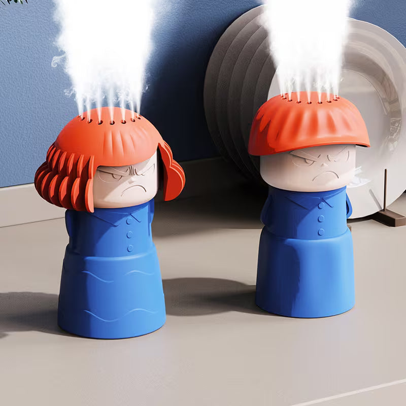 Angry Mama Reusable Microwave Oven Steam Cleaner - Pack of 2