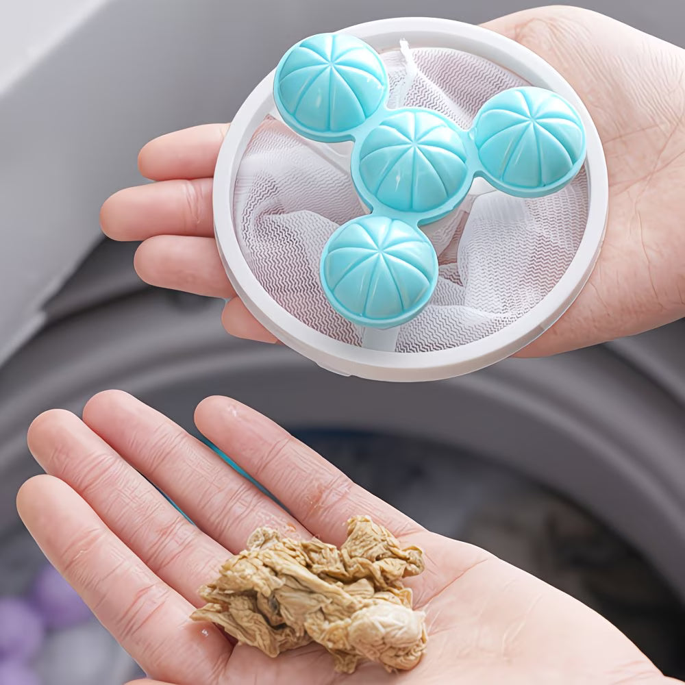 LintAway Smart Laundry Cleaning Balls (Pack of 4)