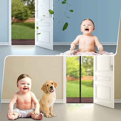 Magnetic Mosquito Mesh Door Curtain