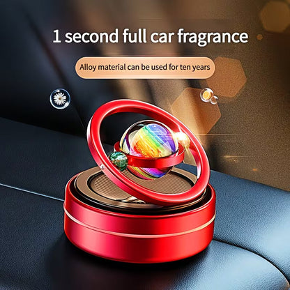 OrbitGlow Rotating Solar Car Air Freshener