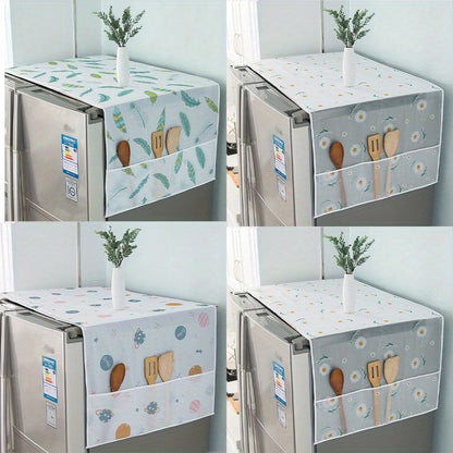 DustGuard Fridge Cover & Storage Organizer