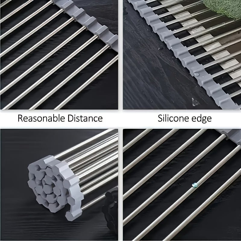 RollDry Pro Over-Sink Dish Drying Rack