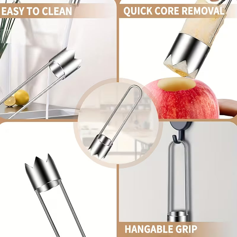 CoreEase Stainless Steel Fruit & Vegetable Corer Tool