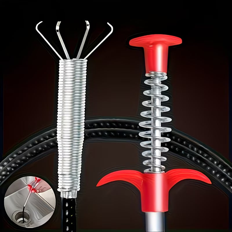 ClogMaster 4-Claw Drain Cleaner Grabber Tool