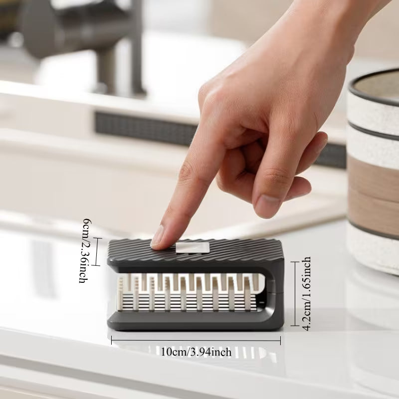 SafeGrip U-Shaped Multi-Purpose Knife & Utensil Cleaning Brush - Buy 1 Get 1 Free
