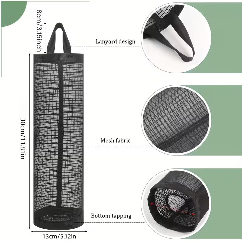 MeshBag Hanging Plastic Bag & Utility Organizer