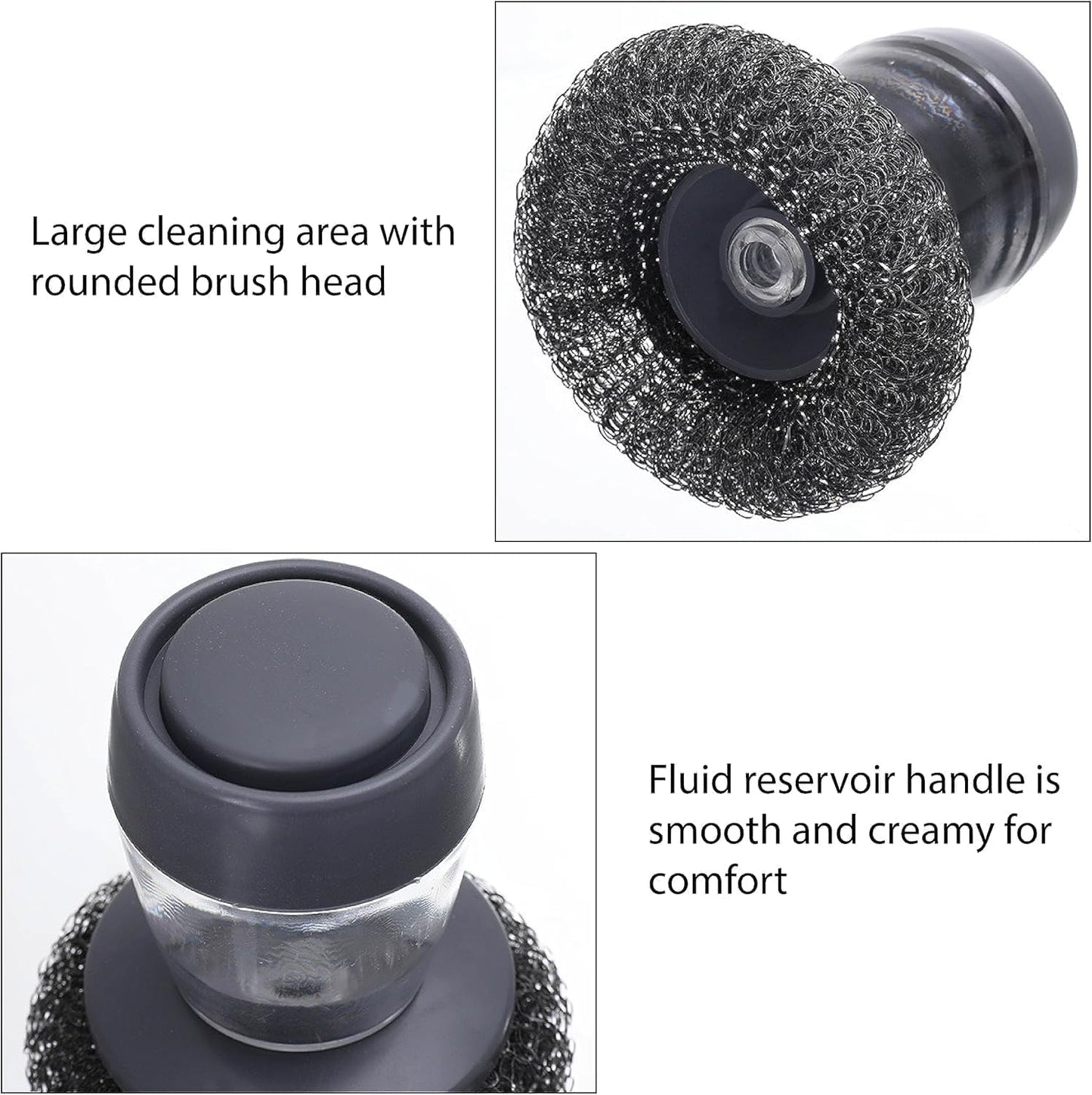 Soap Dispensing Palm Brush - Pack of 2