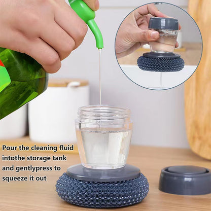 Soap Dispensing Palm Brush - Pack of 2
